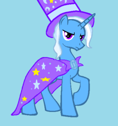 Size: 419x448 | Tagged: safe, artist:mlp-lostcanvas, artist:rainapproves, trixie, g4, rule 63, solo, tristan