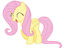 Size: 800x600 | Tagged: safe, artist:thatguy1945, fluttershy, pony, g4, animated, clapping, female, happy, solo, stomping