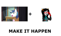 Size: 1337x796 | Tagged: safe, shining armor, friendship is witchcraft, g4, exploitable meme, francis sparkle, homestuck, latula pyrope, make it happen, meta, most r4d