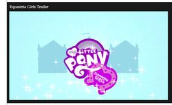 Size: 650x399 | Tagged: safe, equestria girls, g4, my little pony equestria girls, official, canterlot high, equestria girls logo, my little pony logo, no pony, trailer, video