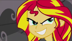 Size: 590x337 | Tagged: safe, screencap, sunset shimmer, human, equestria girls, g4, my little pony equestria girls, female, solo