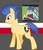 Size: 668x774 | Tagged: safe, artist:vertizontal, screencap, flash sentry, earth pony, human, pony, equestria girls, g4, my little pony equestria girls, dreamy cutebottom, earth pony flash sentry, equestria girls ponified, ponified, screencap reference