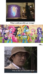 Size: 566x974 | Tagged: safe, twilight sparkle, human, equestria girls, g4, my little pony equestria girls, equestria girls drama, kamen rider, kamen rider decade, narutaki, onore, text, this is all decade's fault, tsukasa kadoya