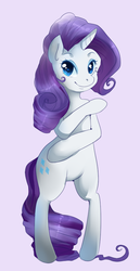 Size: 439x848 | Tagged: safe, artist:cyahna, rarity, pony, g4, bipedal, cute, hips, pretty, raribetes, solo