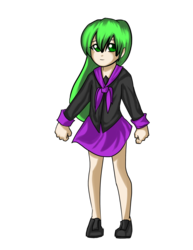 Size: 900x1165 | Tagged: safe, artist:icedroplet, spike, human, g4, barb, female, human spike, humanized, rule 63, simple background, solo, transparent background