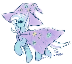 Size: 1062x944 | Tagged: safe, artist:soul-soar, trixie, g4, smiling