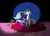 Size: 1115x810 | Tagged: safe, artist:v-invidia, princess celestia, twilight sparkle, g4, book, candle, crown, eyes closed, filly, hug, magic, missing accessory, momlestia, night, pillow, reading, sitting, smiling, telekinesis