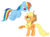 Size: 7762x5688 | Tagged: safe, artist:are-you-jealous, applejack, rainbow dash, g4, absurd resolution, simple background, transparent background, vector