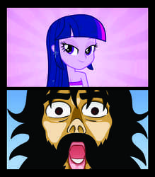 Size: 3572x4078 | Tagged: safe, edit, edited screencap, screencap, twilight sparkle, equestria girls, g4, my little pony equestria girls, crossover, dance of the manwhore, fernando, sexualobster