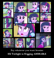 Size: 1024x1114 | Tagged: safe, edit, screencap, blueberry cake, flash sentry, golden hazel, scott green, sophisticata, spike, twilight sparkle, dog, human, equestria girls, g4, my little pony equestria girls, adorkable, apple, background character, background human, backpack, balloon, big crown thingy, boots, bracelet, burger, caption, clothes, cute, dork, dress, ear piercing, earring, element of magic, fall formal outfits, female, food, glass of water, glasses, hair bun, hat, high heel boots, hug, image macro, jewelry, laughing, looking up, male, misspelling, piercing, plate, pleated skirt, regalia, shirt, shoes, sitting, skirt, spike the dog, table, text, tray, truth, twiabetes