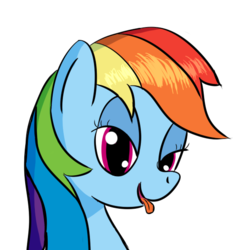 Size: 508x545 | Tagged: safe, artist:tggeko, rainbow dash, g4, bedroom eyes, female, solo