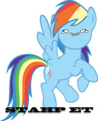 Size: 1390x1708 | Tagged: safe, artist:shoeshine, rainbow dash, g4, oh stop it you, stahp