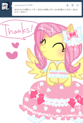 Size: 479x712 | Tagged: safe, fluttershy, g4, female, japanese, lolitashy, solo, tumblr