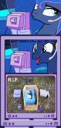 Size: 438x916 | Tagged: safe, princess luna, gamer luna, g4, crossing the memes, exploitable meme, memeception, tv meme