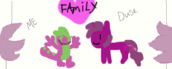 Size: 500x201 | Tagged: artist needed, safe, spike, twilight sparkle, g4, ask-barbara, barb, drawing, dusk shine, picture, rule 63, tumblr