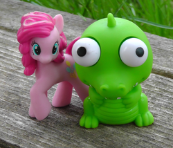 Size: 2272x1944 | Tagged: safe, gummy, pinkie pie, alligator, g4, figure, irl, photo, toy