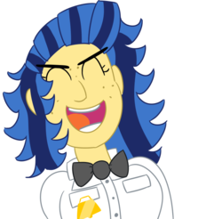 Size: 711x700 | Tagged: safe, artist:krabbshack, oc, oc only, oc:milky way, equestria girls, g4, bowtie, equestria girls-ified, humanized, solo