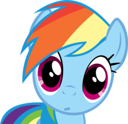 Size: 412x400 | Tagged: safe, rainbow dash, g4, female, simple background, solo, transparent background, vector