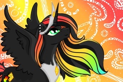 Size: 600x400 | Tagged: safe, artist:shewolf28, oc, oc only, alicorn, pony, alicorn oc