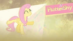 Size: 1920x1080 | Tagged: safe, artist:lucarious, fluttershy, g4, cutie mark, vector, wallpaper