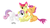 Size: 2500x1394 | Tagged: safe, artist:shoroch, apple bloom, scootaloo, sweetie belle, g4, cutie mark crusaders, female, filly, foal, kissing