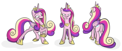 Size: 1600x678 | Tagged: safe, artist:secoh2000, princess cadance, g4, butt, faic, grin, plot