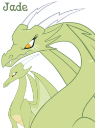 Size: 600x807 | Tagged: safe, artist:queencold, oc, oc only, oc:jade (queencold), dragon, comparison, dragon oc, dragoness, female, greed growth, simple background, solo, transparent background