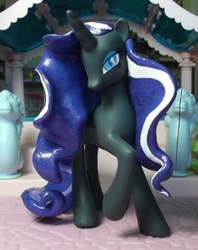 Size: 395x500 | Tagged: safe, idw, nightmare rarity, g4, spoiler:comic, customized toy, female, figure, irl, photo, sculpture, toy