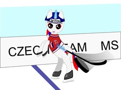 Size: 1024x756 | Tagged: safe, artist:farglider, oc, oc only, czech republic, czechia, hockey, vector, winter olympic games, winter olympics