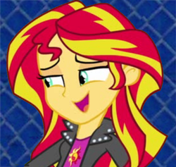 Size: 548x520 | Tagged: safe, sunset shimmer, equestria girls, g4, my little pony equestria girls, costanza face, face, female, george costanza, ishygddt, meme, parody, solo