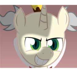 Size: 683x643 | Tagged: safe, artist:alisonwonderland1951, alicorn, pony, implied changeling, king candicorn, king candy, ponified, solo, sugar rush, wreck-it ralph