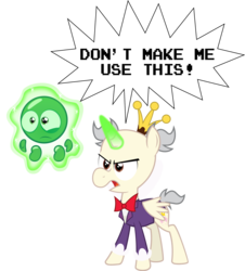 Size: 1330x1468 | Tagged: safe, artist:alisonwonderland1951, alicorn, pony, crossover, king candicorn, king candy, ponified, sour bill, sugar rush, wreck-it ralph