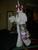 Size: 450x600 | Tagged: safe, oc, oc:fausticorn, human, cosplay, equestria la, fursuit, irl, irl human, photo, ponysuit