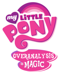 Size: 600x720 | Tagged: safe, edit, g4, brony stereotype, logo, logo edit, meta, my little pony logo, overanalyzing, simple background, transparent background