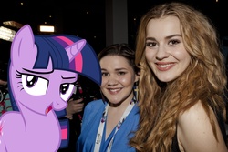 Size: 4924x3282 | Tagged: safe, artist:discorded, twilight sparkle, g4, emmelie de forest, eurovision song contest, ponies in real life, vector