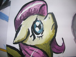 Size: 2560x1920 | Tagged: safe, artist:icognito-chan, fluttershy, g4, traditional art