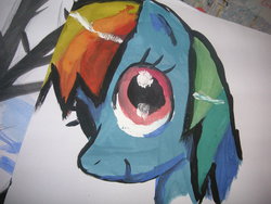 Size: 2560x1920 | Tagged: safe, artist:icognito-chan, rainbow dash, g4, traditional art