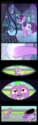 Size: 700x2312 | Tagged: safe, artist:averagedraw, spike, twilight sparkle, dog, equestria girls, g4, my little pony equestria girls, comic, crossover, female, letterboxing, littlest pet shop, male, spike the dog, straight, twilight barkle, zoe trent