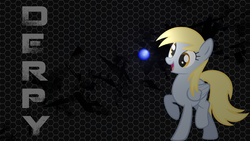 Size: 1920x1080 | Tagged: safe, artist:bronyy, derpy hooves, pegasus, pony, g4, female, mare, vector, wallpaper