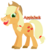 Size: 1834x2000 | Tagged: safe, artist:ravenevert, applejack, g4, female, mare, simple background, solo, transparent background