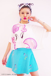 Size: 400x600 | Tagged: safe, sweetie belle, human, g4, clothes, galaxxxy, irl, irl human, japan, japanese, photo, shirt, solo