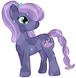 Size: 579x599 | Tagged: safe, artist:revortay, oc, oc only, oc:heaven scent, crystal pony, pony