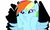 Size: 900x540 | Tagged: safe, artist:icognito-chan, rainbow dash, g4, dashface, female, solo