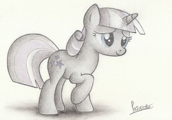 Size: 1728x1201 | Tagged: safe, artist:patoriotto, twilight velvet, g4, female, solo, traditional art