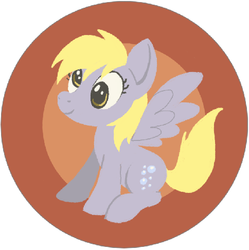 Size: 484x486 | Tagged: safe, artist:iveechan, derpy hooves, pegasus, pony, g4, female, mare, solo