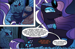 Size: 760x500 | Tagged: safe, idw, official comic, jerome, larry, nightmare rarity, shadowfright, g4, spoiler:comic