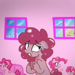 Size: 720x720 | Tagged: safe, pinkie pie, g4, bust, multeity, thesadisticpie