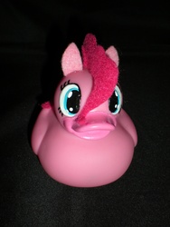 Size: 2448x3264 | Tagged: safe, artist:oriana-x-myst, pinkie pie, g4, female, rubber duck, solo