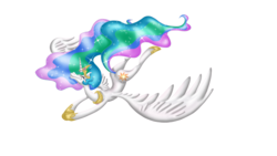 Size: 1920x1080 | Tagged: safe, artist:mrkashkiet, princess celestia, alicorn, pony, g4, female, mare, simple background, solo, transparent background