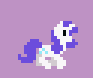 Size: 93x78 | Tagged: safe, artist:pix3m, rarity, g4, animated, female, galloping, lowres, pixel art, running, solo, sprite